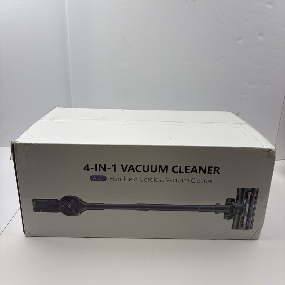 A10 Cordless Stick Vacuum Cleaner Purple 4-in-1 Bagless Pet Hair New